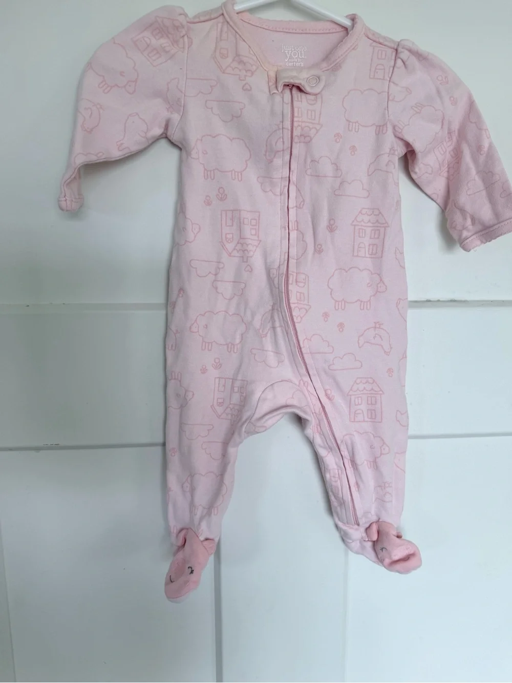 Baby Girls Mixed Footed Sleepers - Pink, Mauve, Lavender, Green, White
